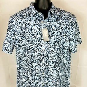 Michael Kors Classic Fit Button Down Men's Sz L